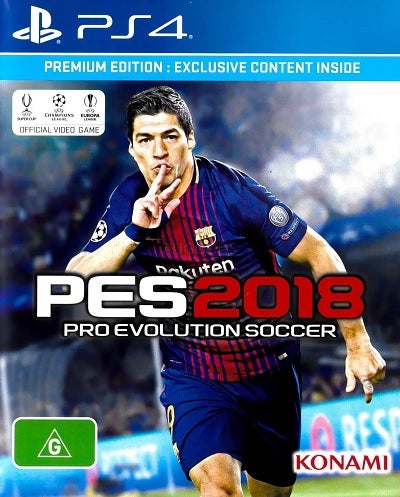 Konami Pro Evolution Soccer 2018 Premium Edition Refurbished PS4 Playstation 4 Game
